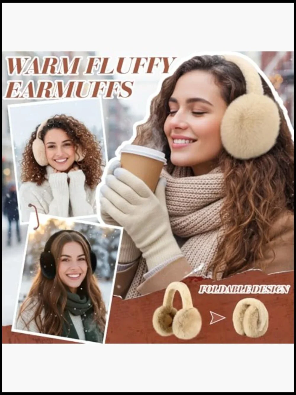 10- Piece Winter Accessory Set Knit Beanie Scarf Gloves Ear Muffs Socks